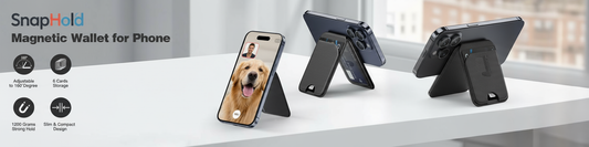 Expandable Magnetic Phone Card Holder