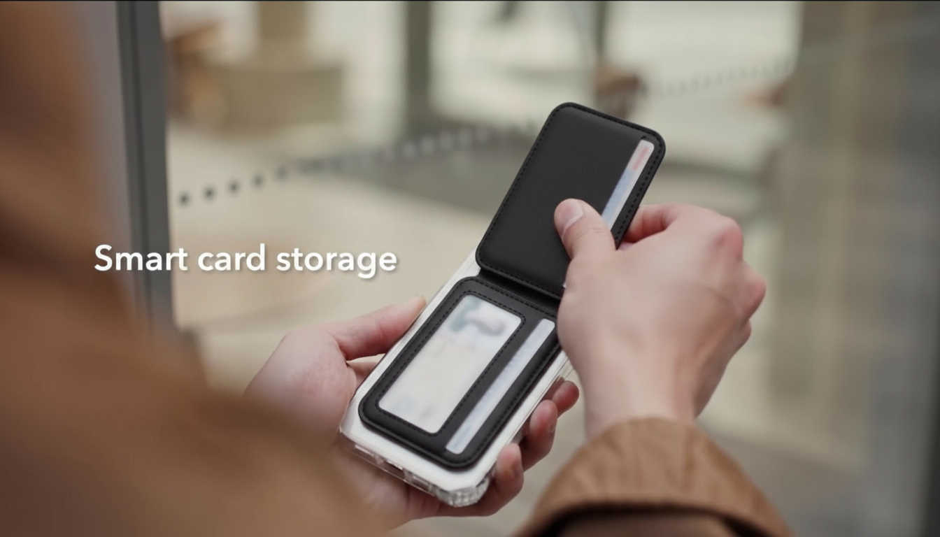 Expandable Magnetic Phone Card Holder