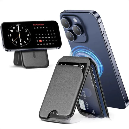 Expandable Magnetic Phone Card Holder