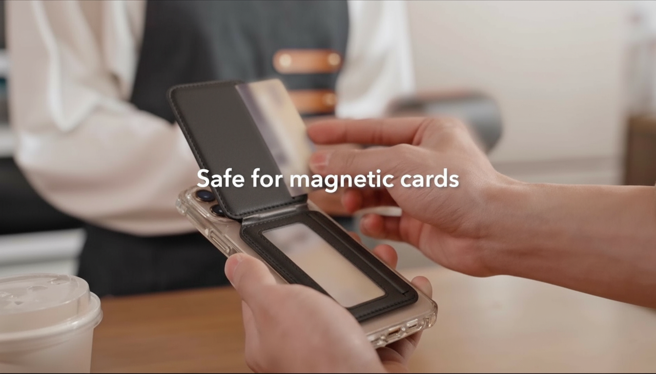 Expandable Magnetic Phone Card Holder