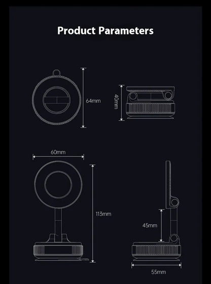 Car Center Console Phone Holder
